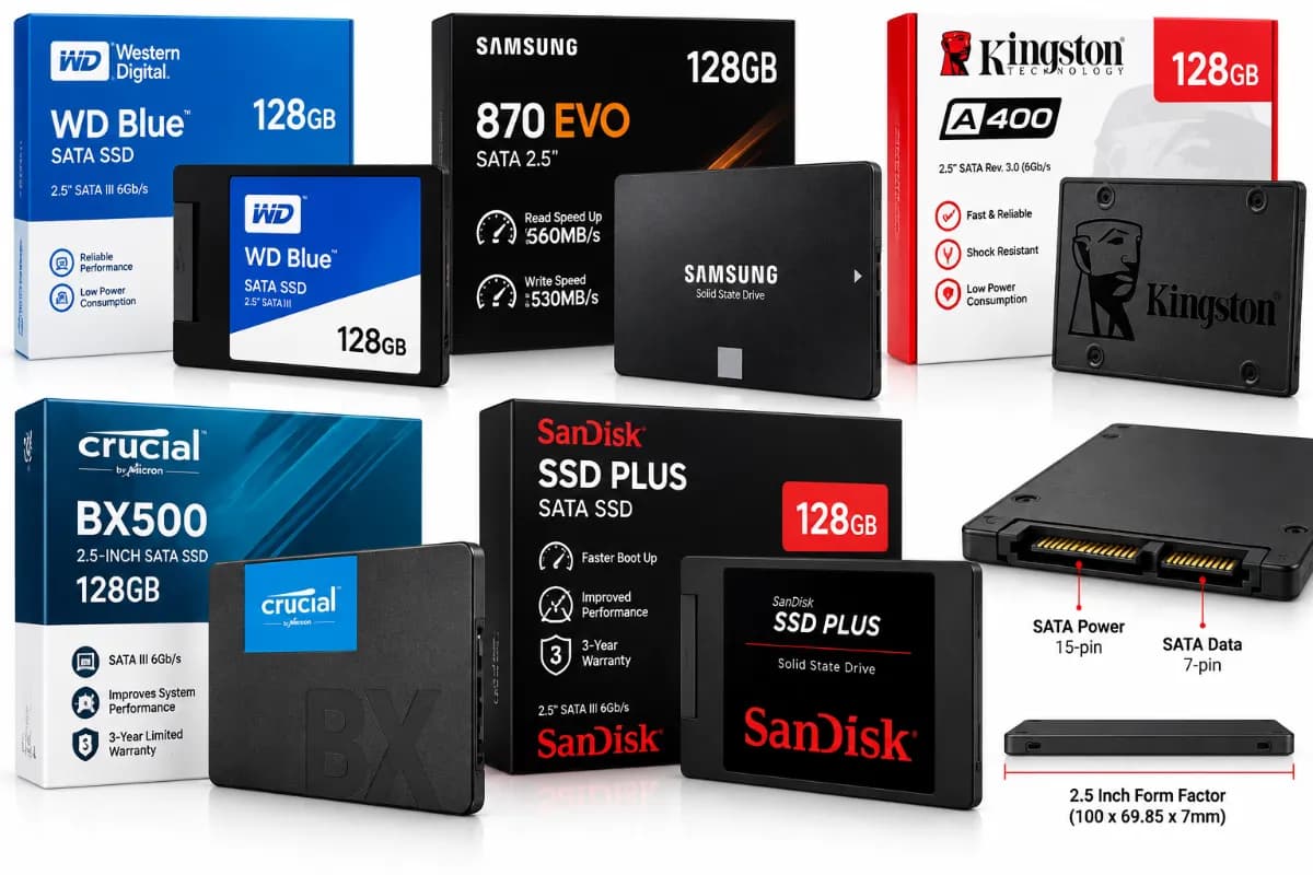 128GB SSD SATA - Recondition