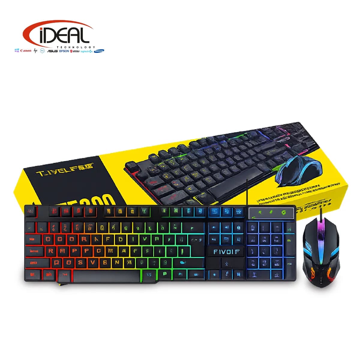 Twolf TF200 Wired Gaming Combo Keyboard Mouse