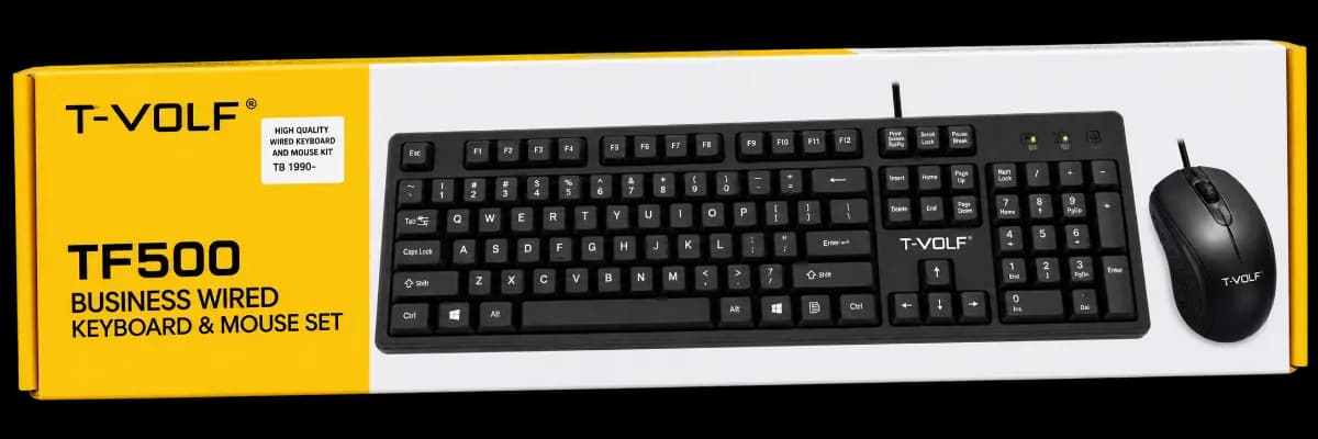 TF500 Wired Keyboard and Mouse Combo